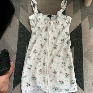 Kendall & Kylie Floral White Sundress